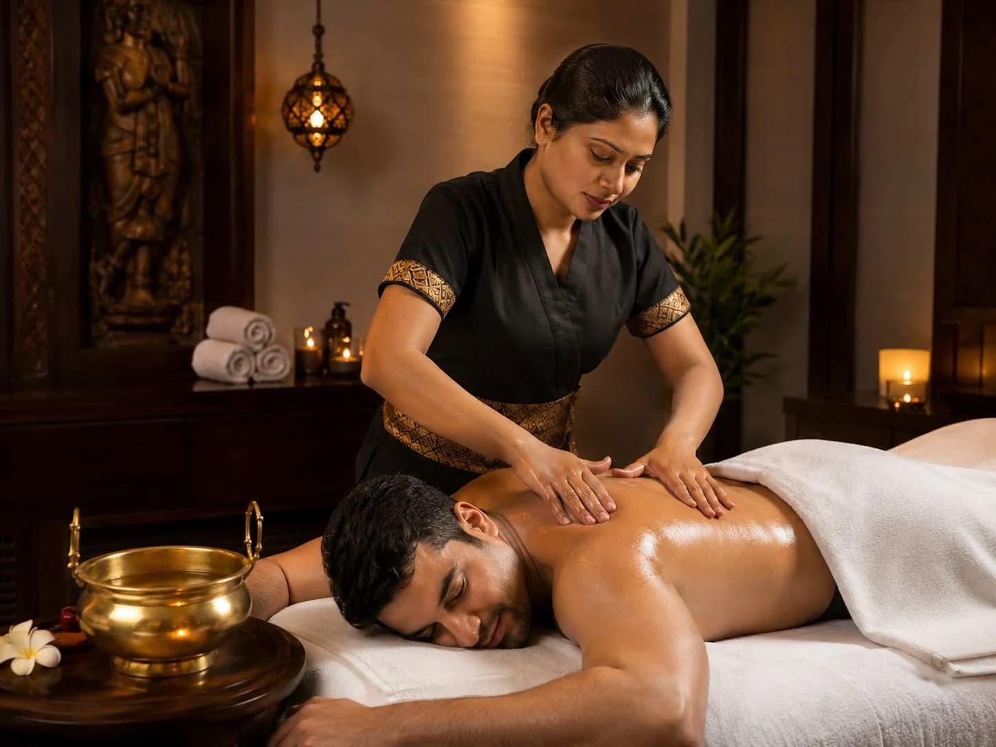 Indian oil massage in Gulshan Dhaka private spa room