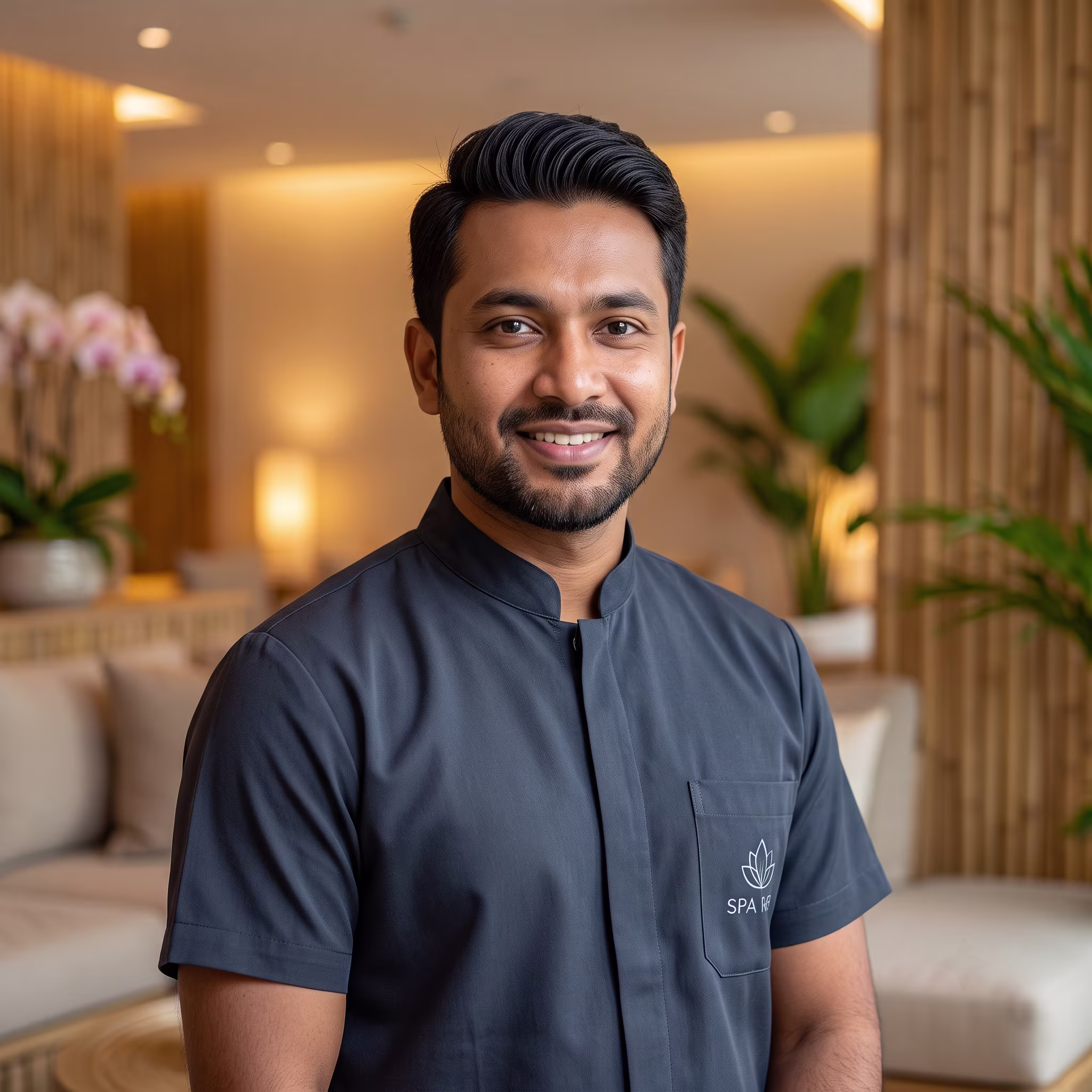 Kamal — hot stone and oil massage therapist at Gulshan Royal Thai Spa Gulshan Dhaka