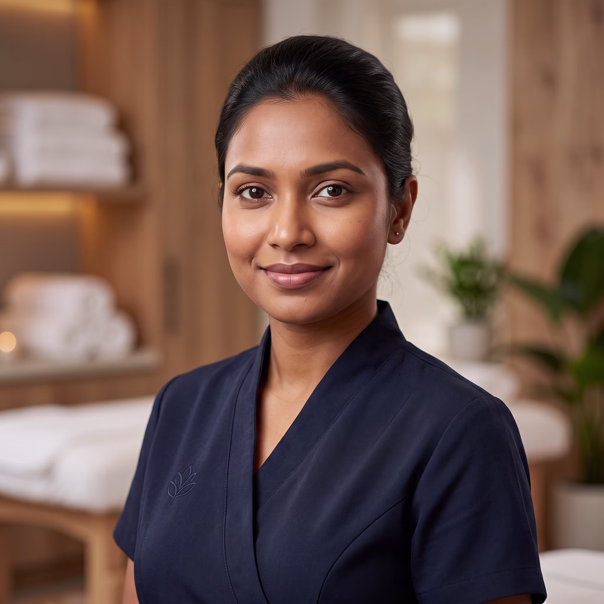 Nusrat — body scrub and skin care specialist massage therapist at Gulshan Royal Thai Spa Gulshan Dhaka