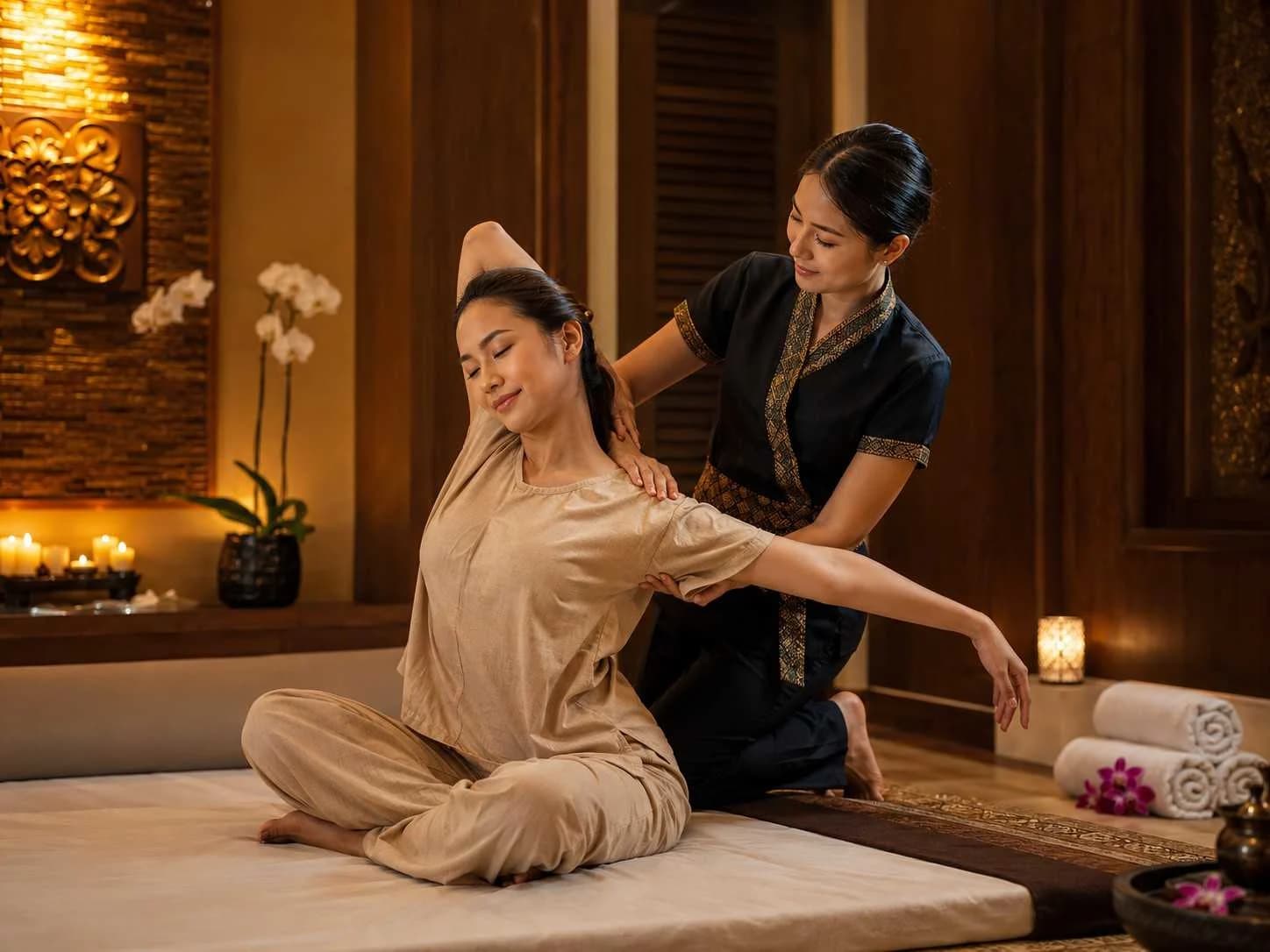 Traditional Thai Massage in Gulshan Dhaka private spa room at Gulshan Royal Thai Spa