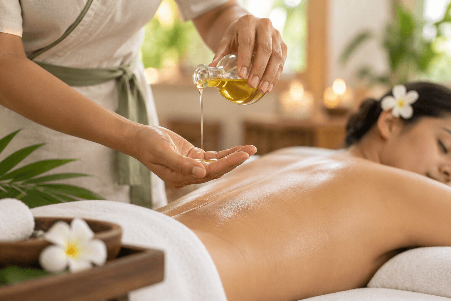 Aroma Oil Massage in Banani Dhaka private spa room at Care Spa BD