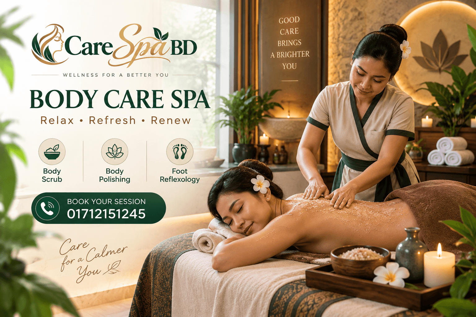 body care spa Banani dhaka private spa room Care Spa BD