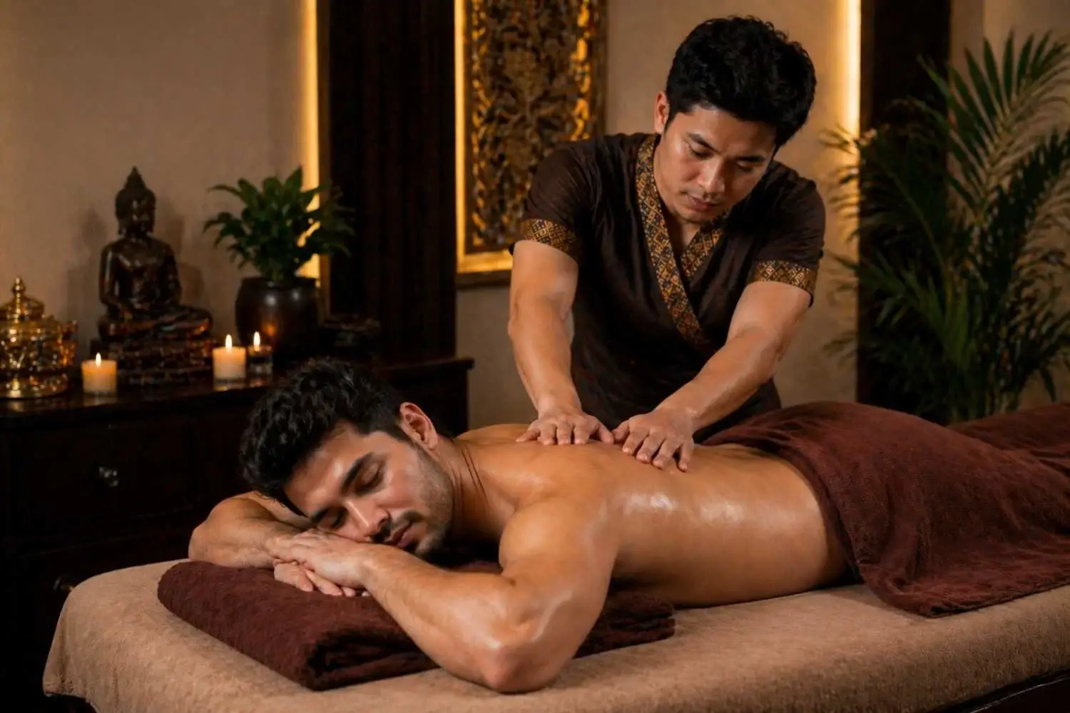 best deep tissue massage in Gulshan Dhaka private spa room