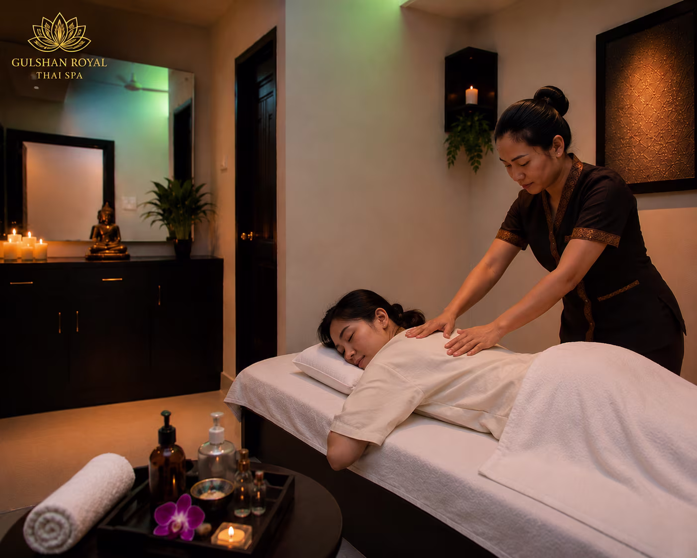 private back and shoulder massage room in Gulshan 2 Dhaka