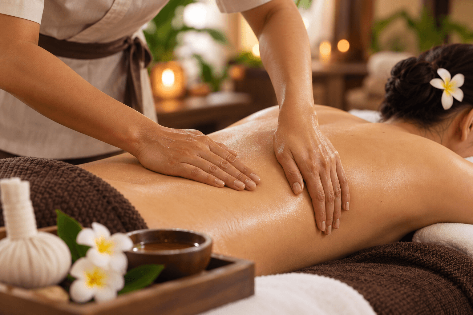 warm oil massage service at Care Spa BD